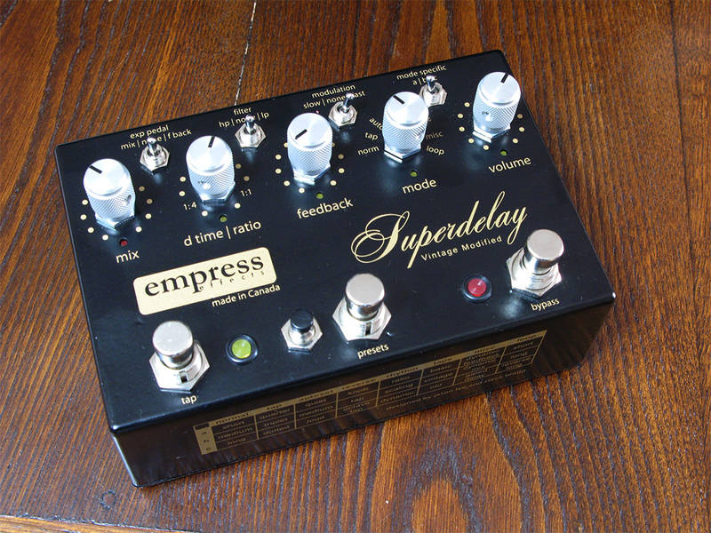 Empress Vintage Modified Superdelay demo review - Guitar Planet 