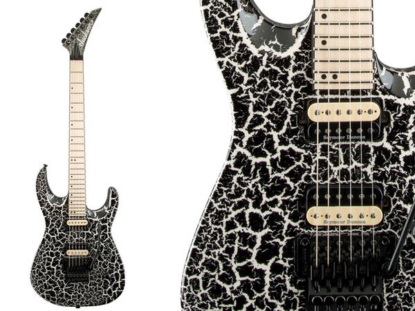 Jackson Releases Pro DK2M Dinky Limited Run Guitar in Black & White Crackle