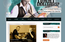 New website Tommy Emmanuel web 3.0 launches in advance of the stellar australian guitarist’s fall 2011 u.s. tour